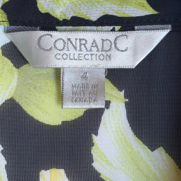 Conrad C Collection Womens Floral Button Down Sleeveless Top 4 - Picture 4 of 7